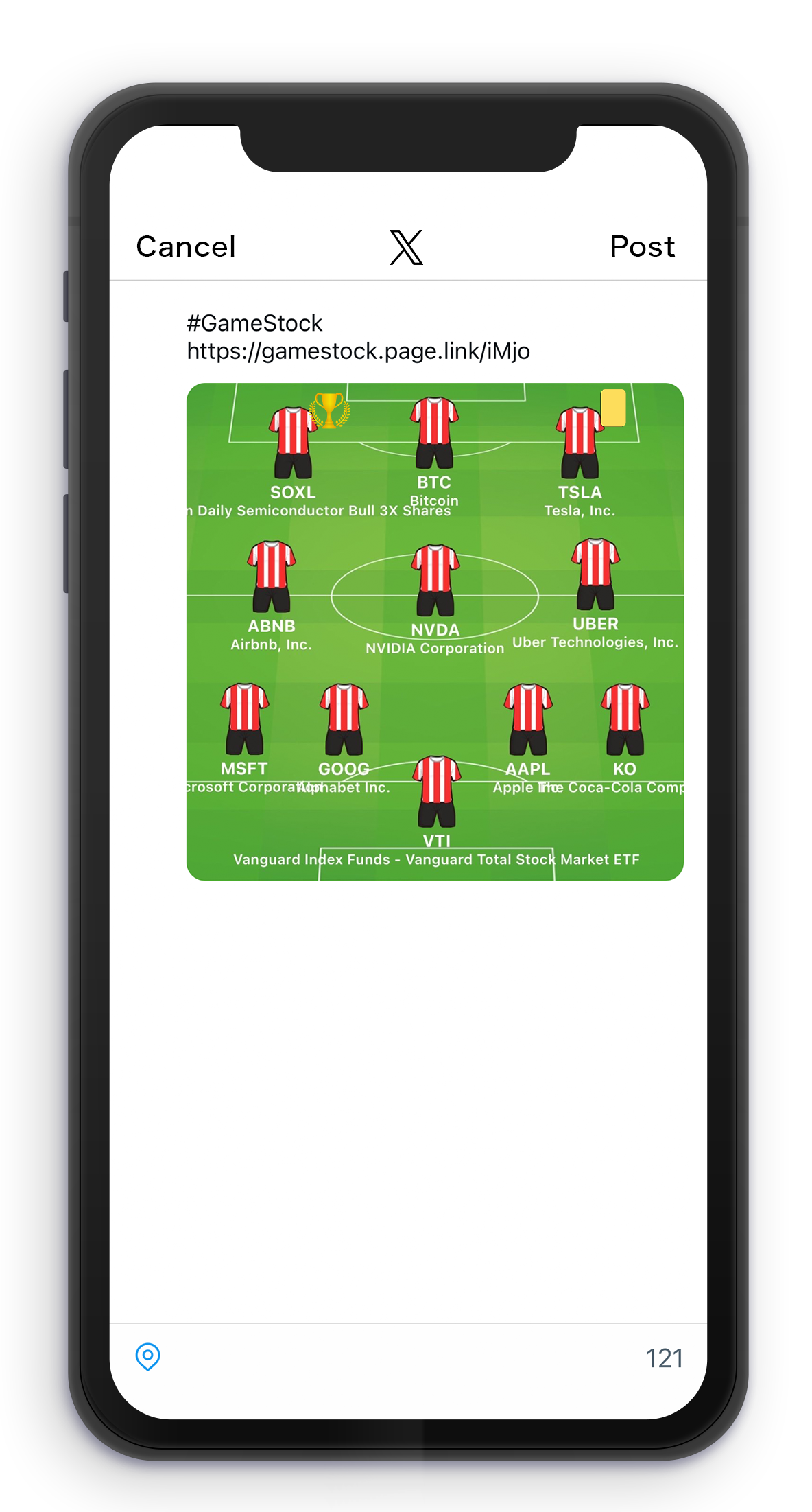 GameStock | Stock Investing | Sports｜Portfolio｜Formation